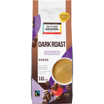 Fairtrade Original Dark Roast Bonen 500 g