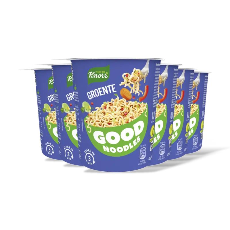 Knorr Good noodles groente 6pack