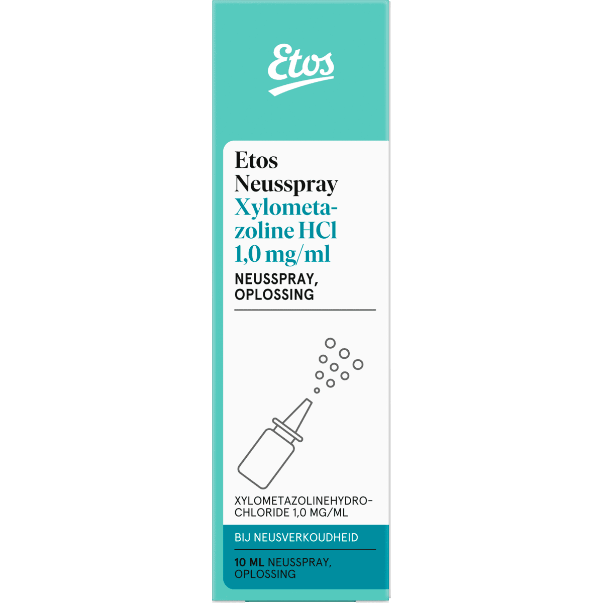 Etos Neusspray Xylometazoline HCl 1,0 MG/ 10 ML