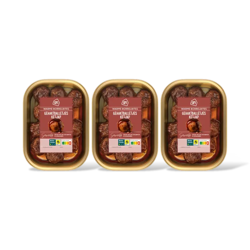 AH Gehaktballetjes ketjap 3-pack