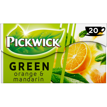 Pickwick Orange Mandarin Groene Thee 20 Stuks