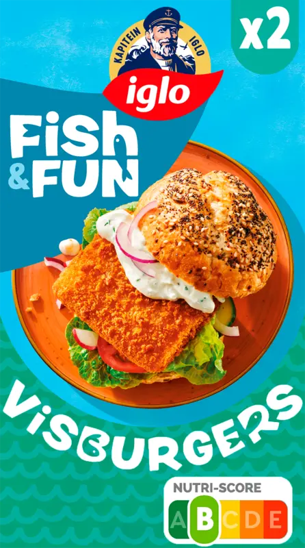 Iglo Fish&fun visburgers