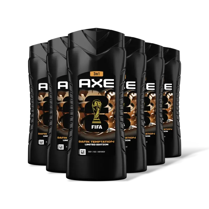 Axe Dark temptation showergel 6-pack
