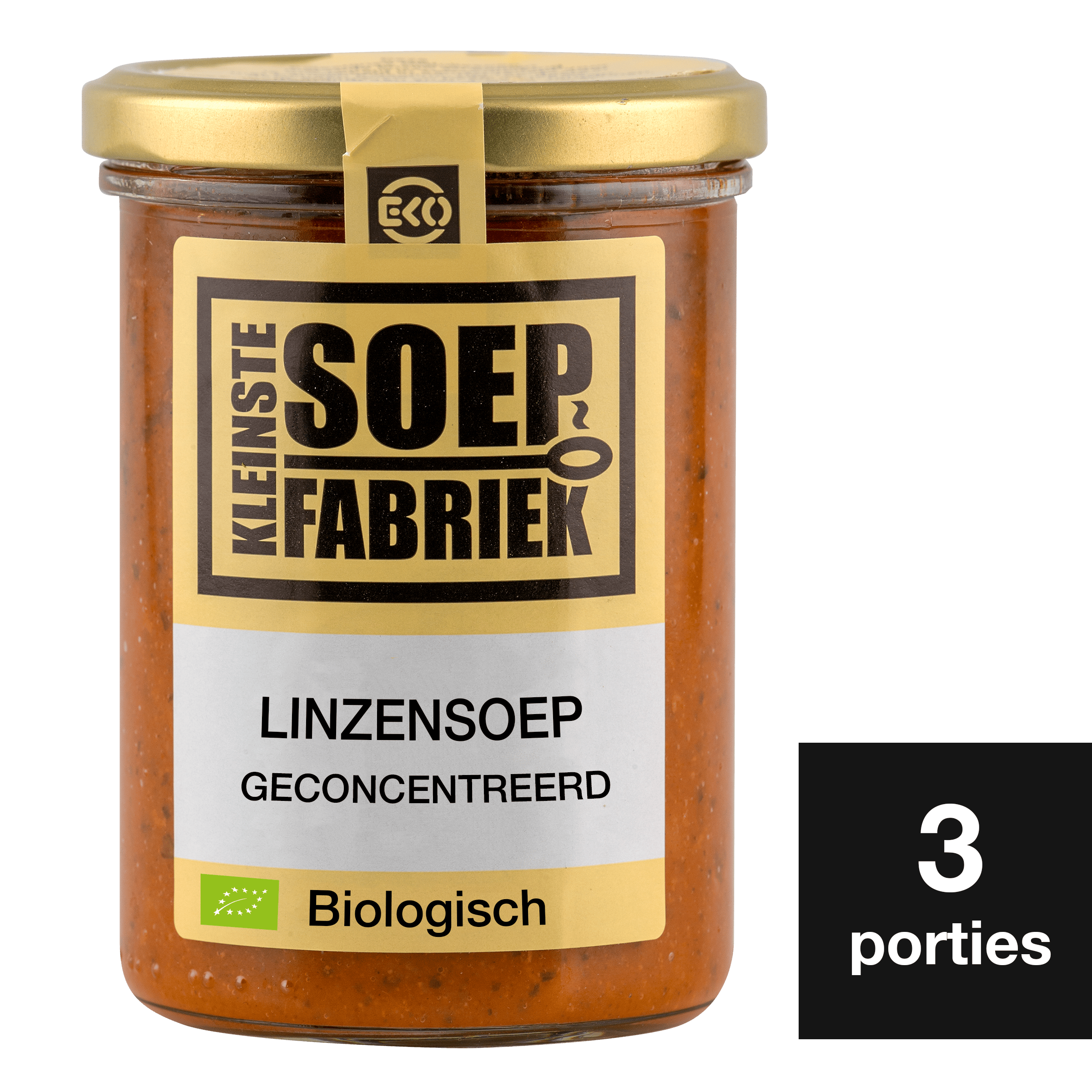 Kleinste Soepfabriek Linzensoep biologisch