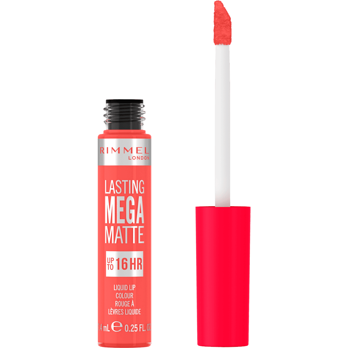 Rimmel London Lasting Mega Matte Liquid Lipstick 600 Coral Sass
