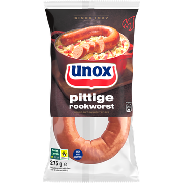 Unox Pittige Rookworst 275 g