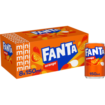 Fanta Orange Mini 8 x 150 ml