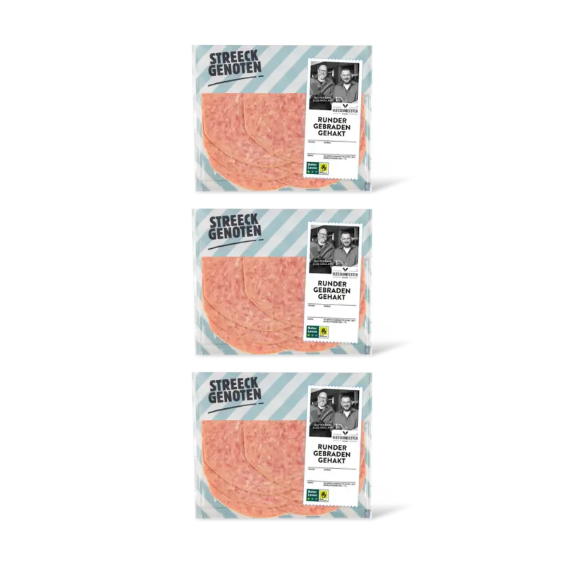 Streeckgenoten Runder gebraden gehakt 3-pack