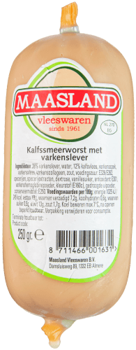 Maasland Kalfssmeerworst