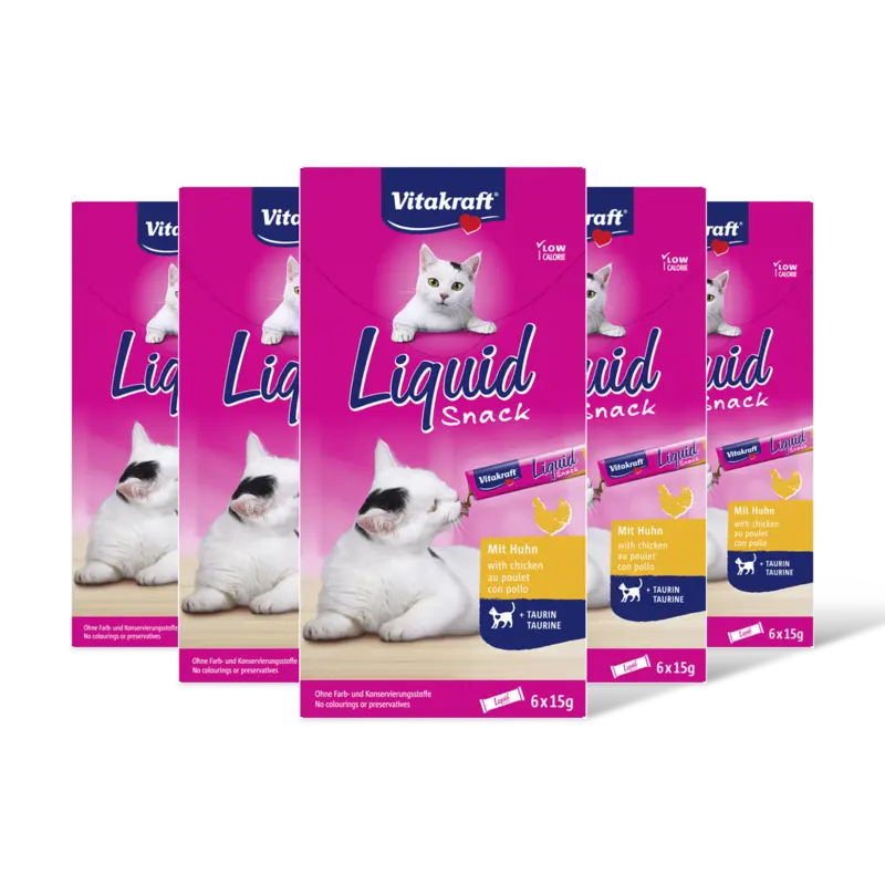 Vitakraft Cat liquidsnack kip 5-pack