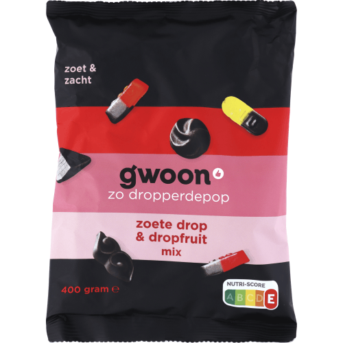 G'woon Dropmix gekleurd zoet