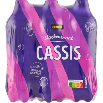 Jumbo Zwarte Bessen Cassis 6 x 500ML