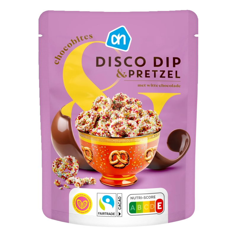 AH Chocobites disco dip & pretzel