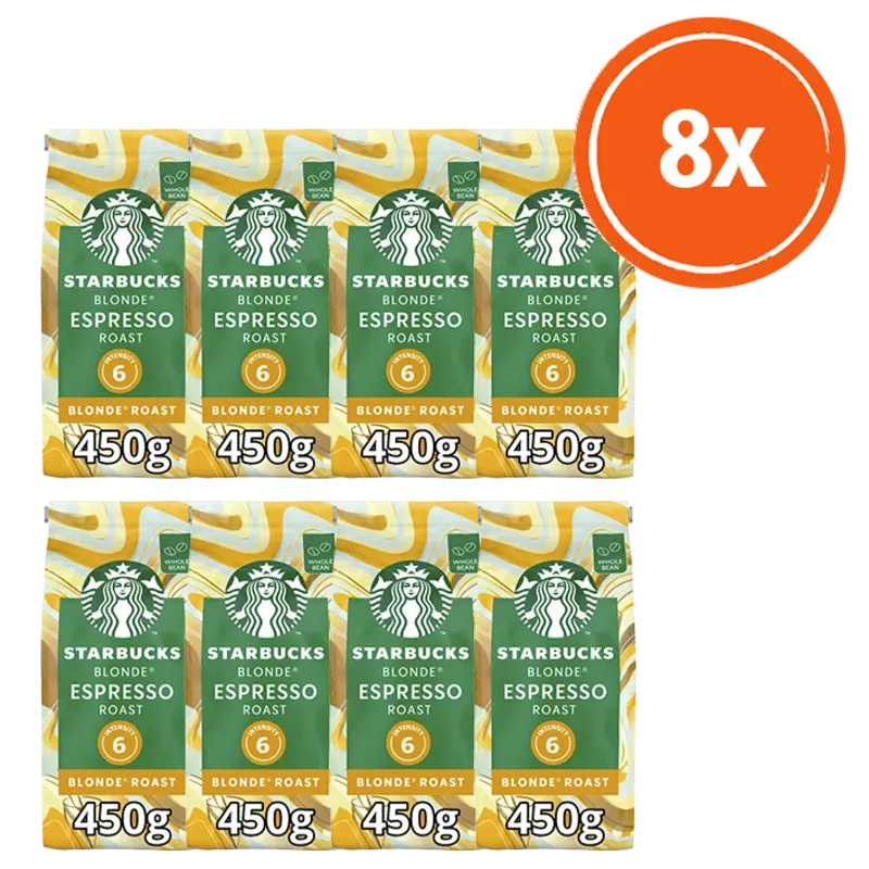 Starbucks Blonde espresso roast koffiebonen 8-pack