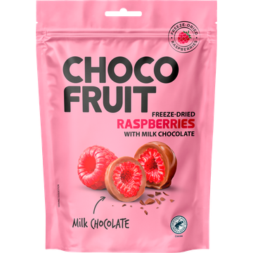 Choco Fruit Framboos Melkchocolate 80g