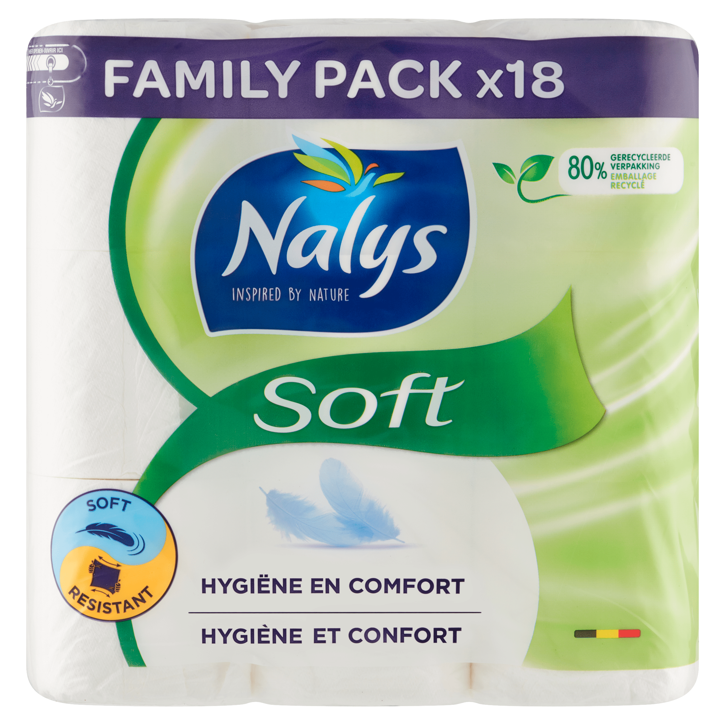 NALYS Toiletpapier Soft Family Pack