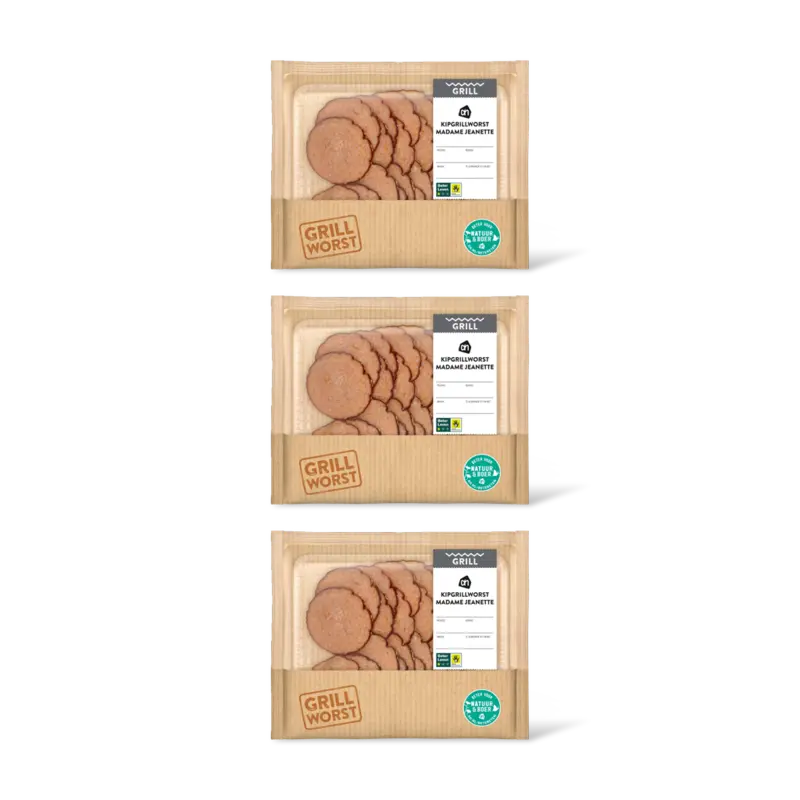 AH Kipgrillworst Madame Jeanette 3-pack