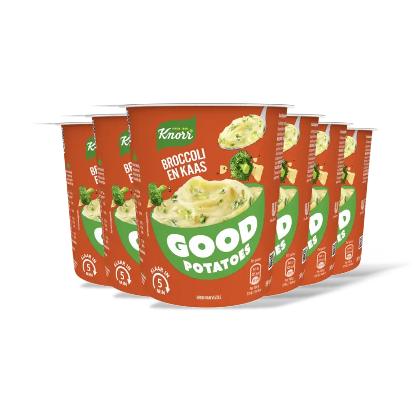 Knorr Good potatoes broccoli en kaas 6-pack