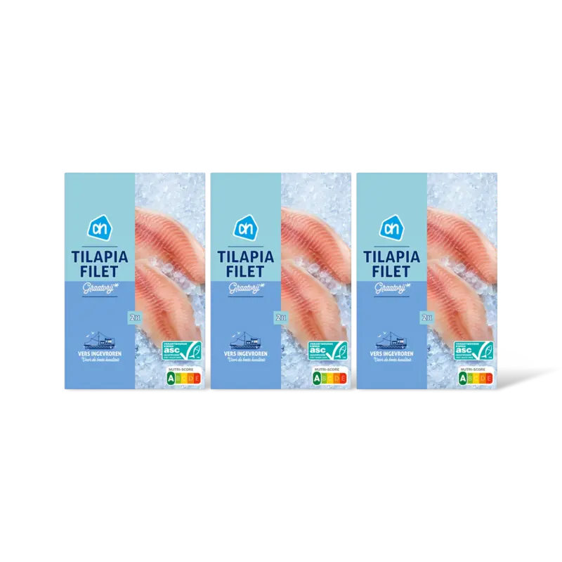 AH Tilapiafilet graatvrij 3-pack