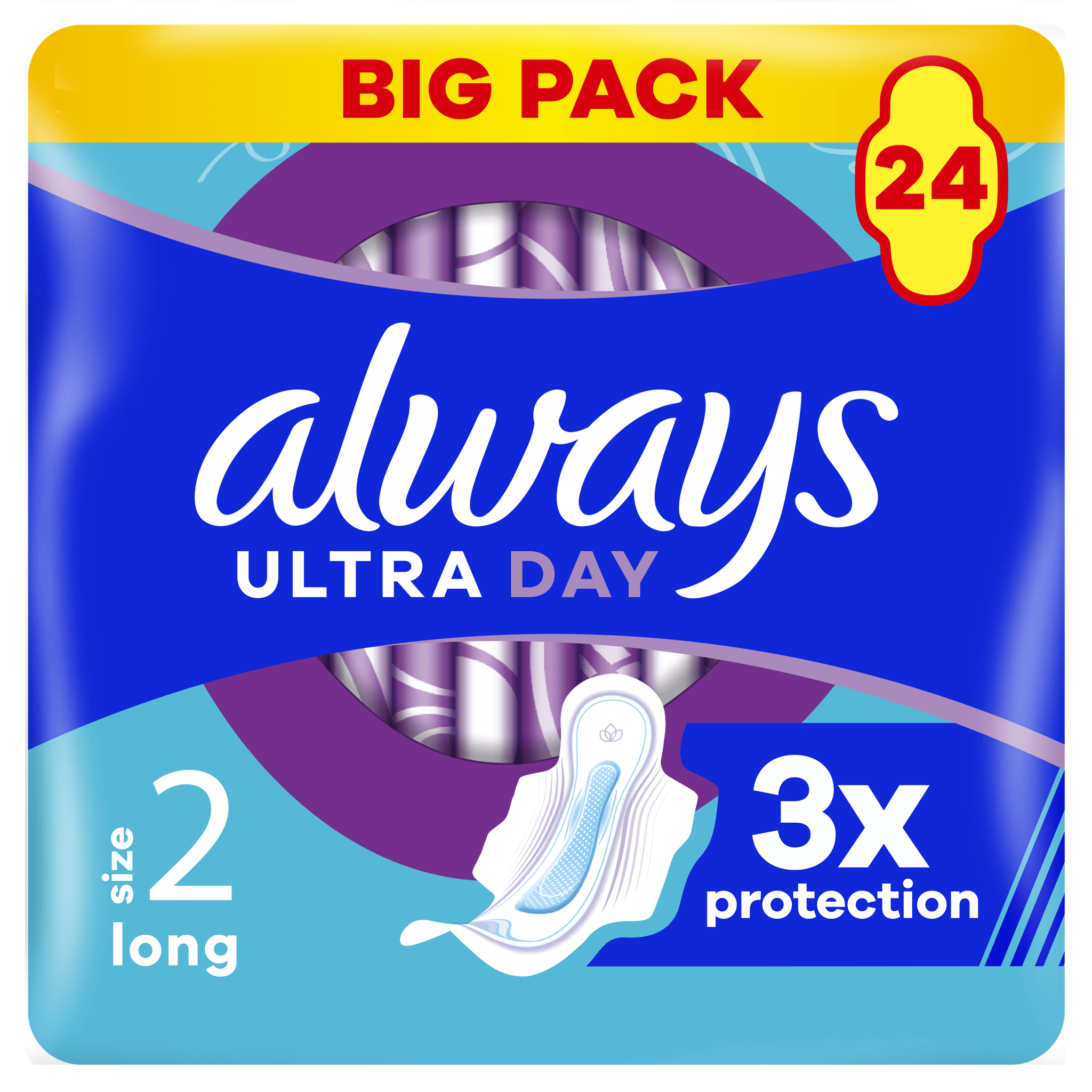 Always Maandverband Ultra Day Long Wings Big Pack 24 stuks
