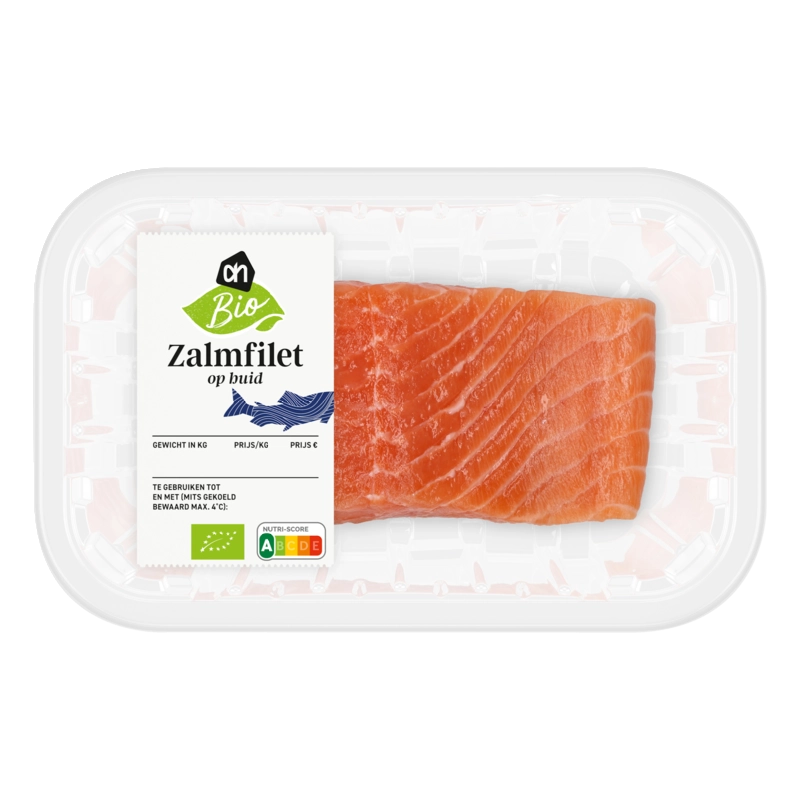 AH Biologisch Zalmfilet op huid