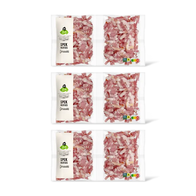 AH Biologisch Spekreepjes gerookt 3-pack