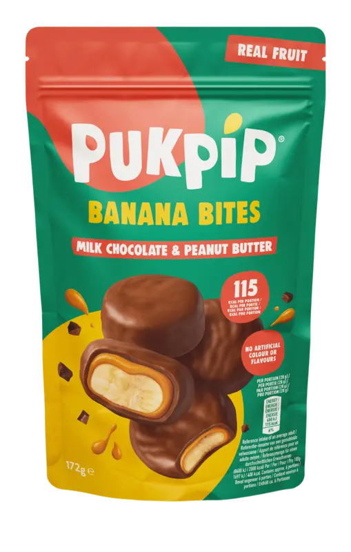 Pukpip Peanut butter milk chocolate bites