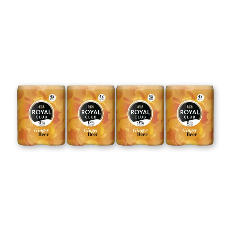Royal Club Ginger beer 0% suiker 16-pack