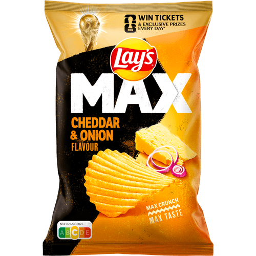 Lay's Chips max cheddar onion