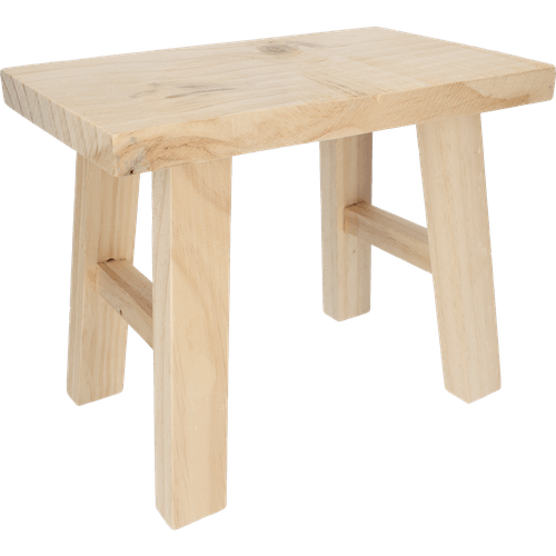 Houten bijzettafel 31x19x25cm