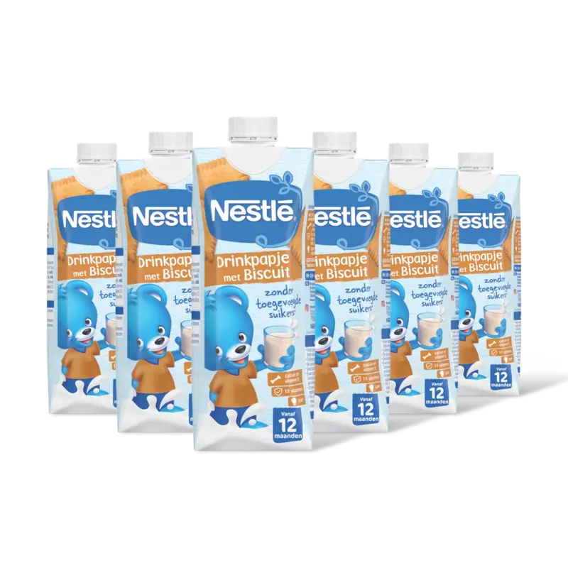 Nestlé Drinkpapje met biscuit vanaf 12 mnd 6pck