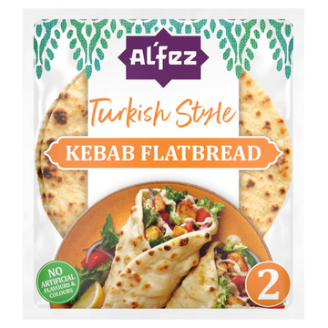 Al'fez Kebab Flatbread met 2% Olijfolie 200 g