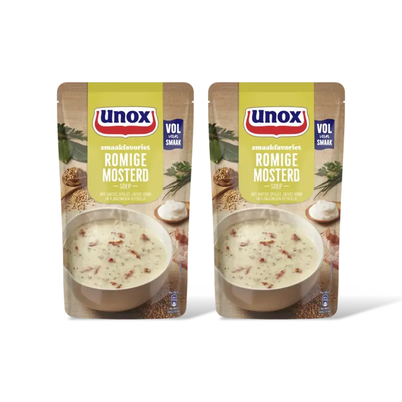 Unox Romige mosterdsoep 2-pack