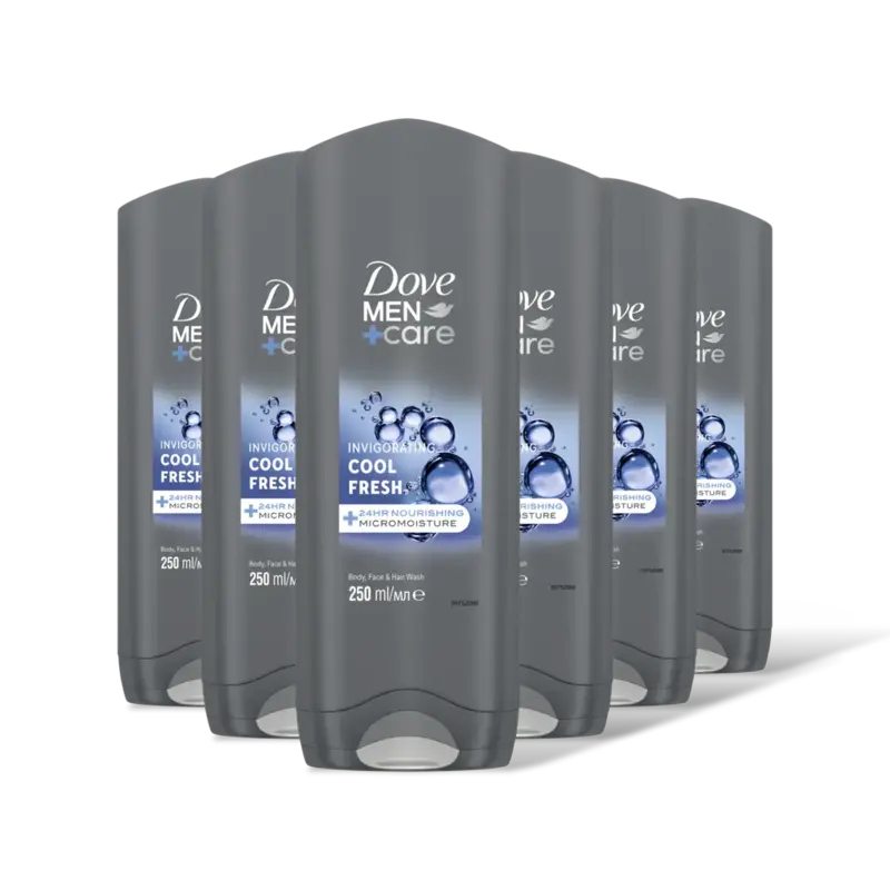 Dove Men+care cool fresh douchegel 6-pack