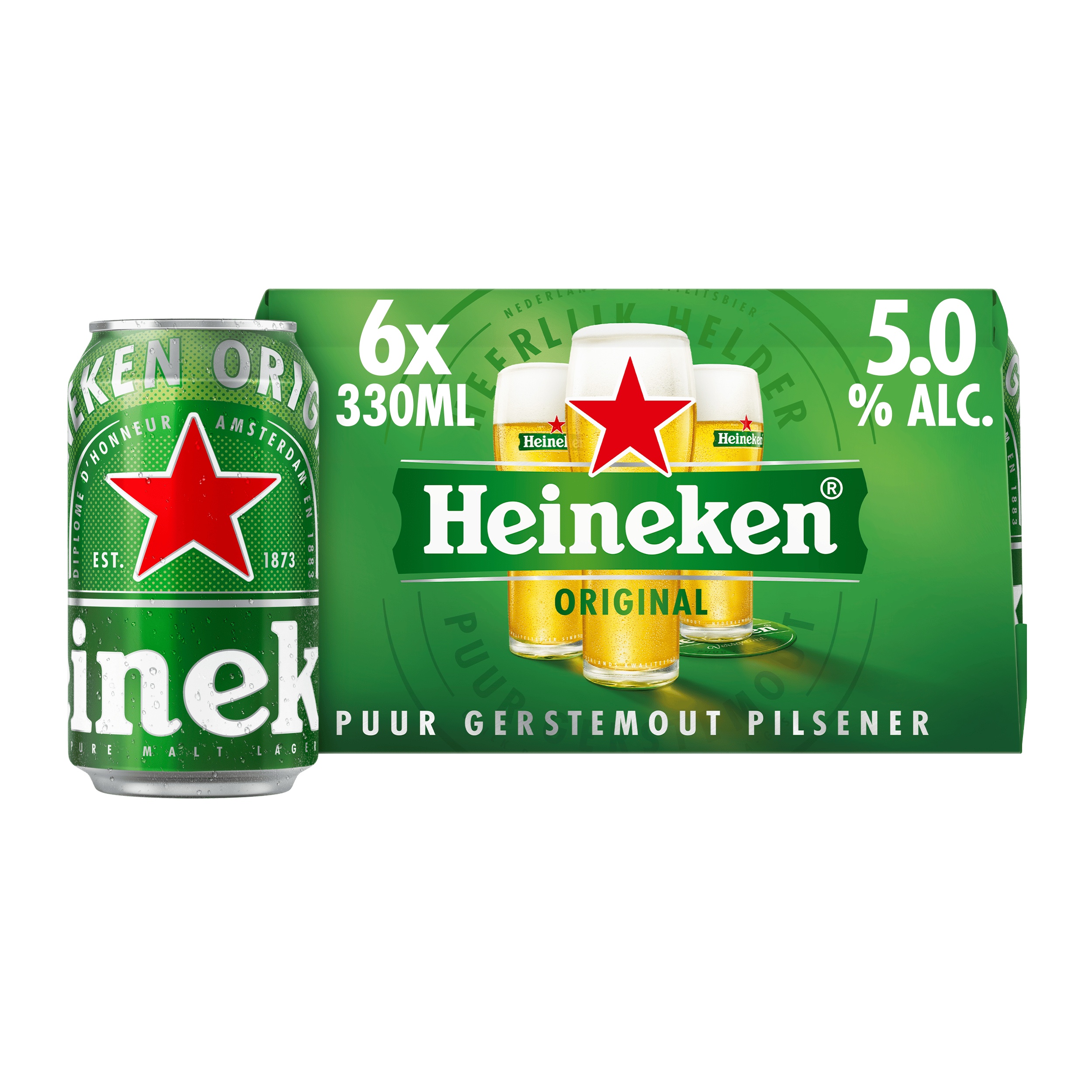 Heineken Premium pilsener bier blik