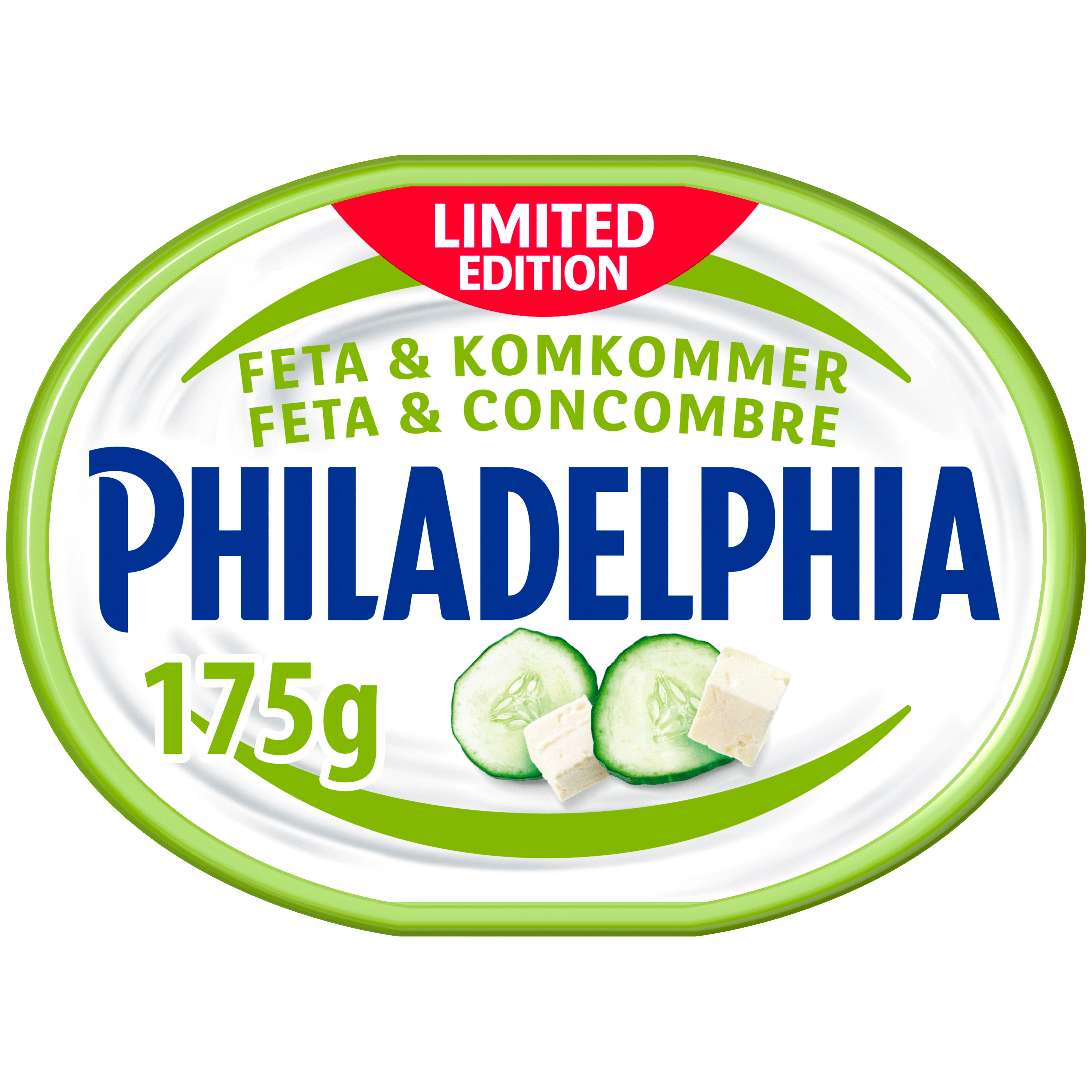 Philadelphia Zuivelspread Feta komkommer