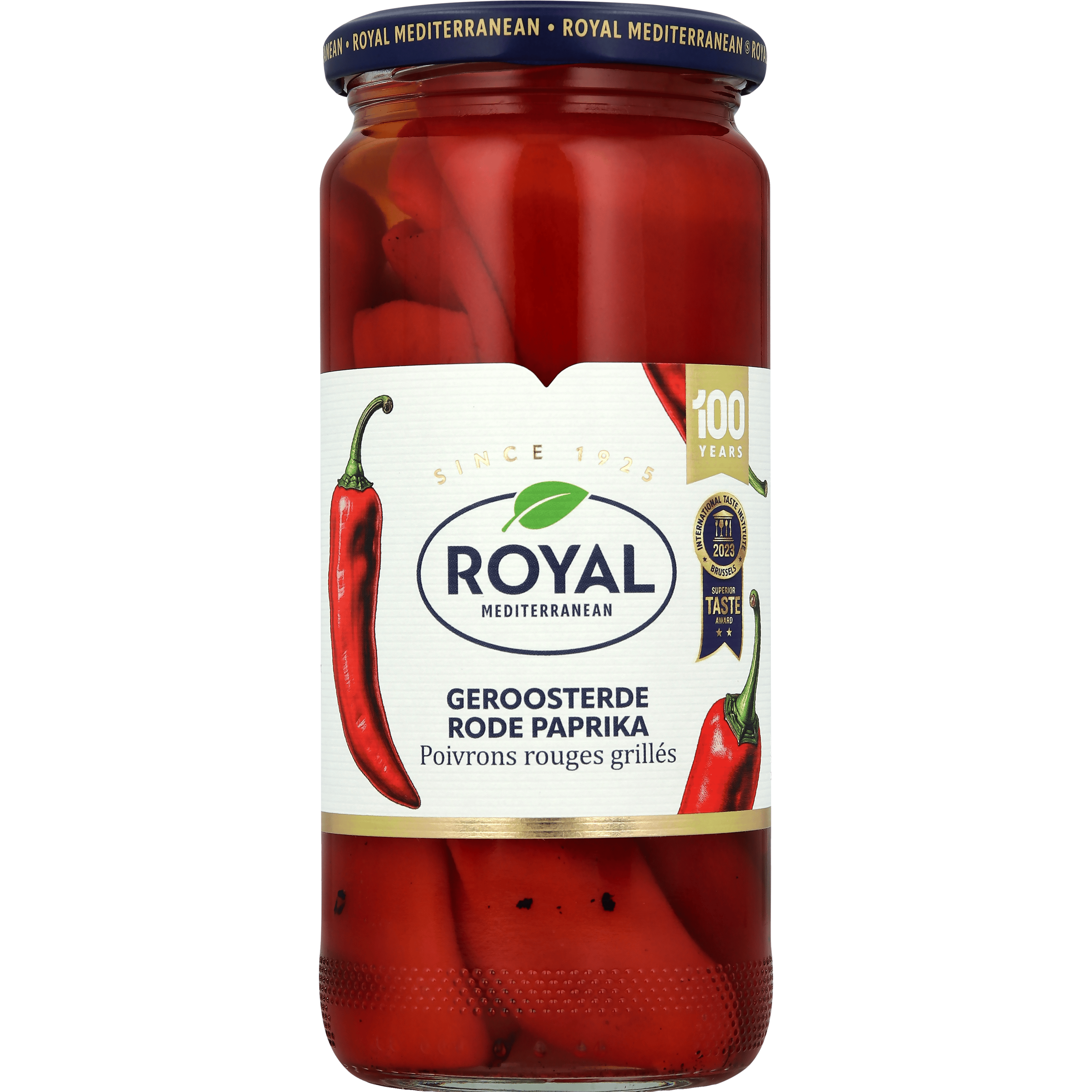 Royal Geroosterde plakken rode paprika