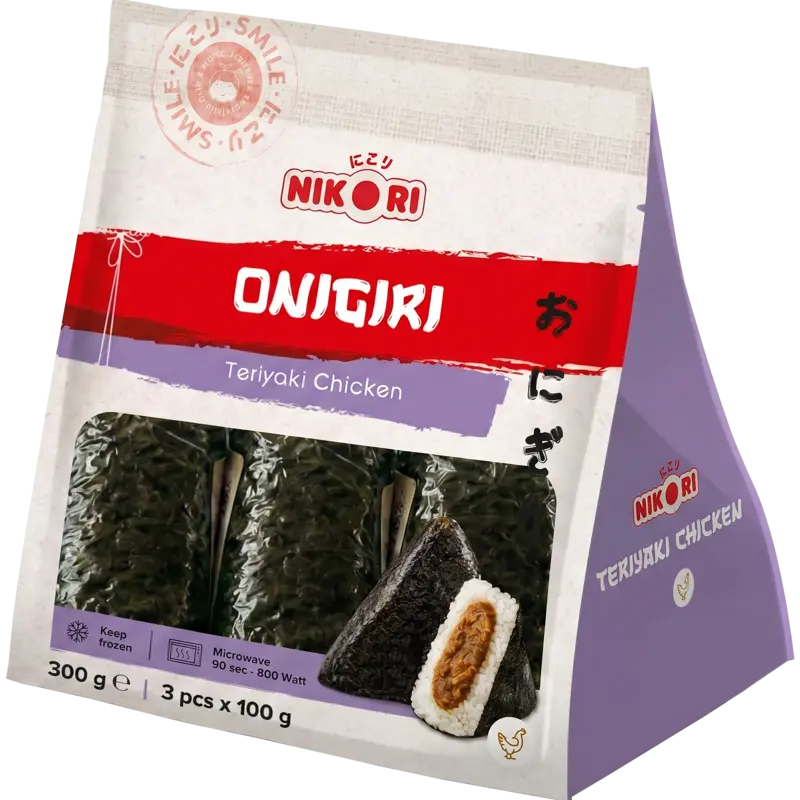 Nikori Onigiri teriyaki chicken