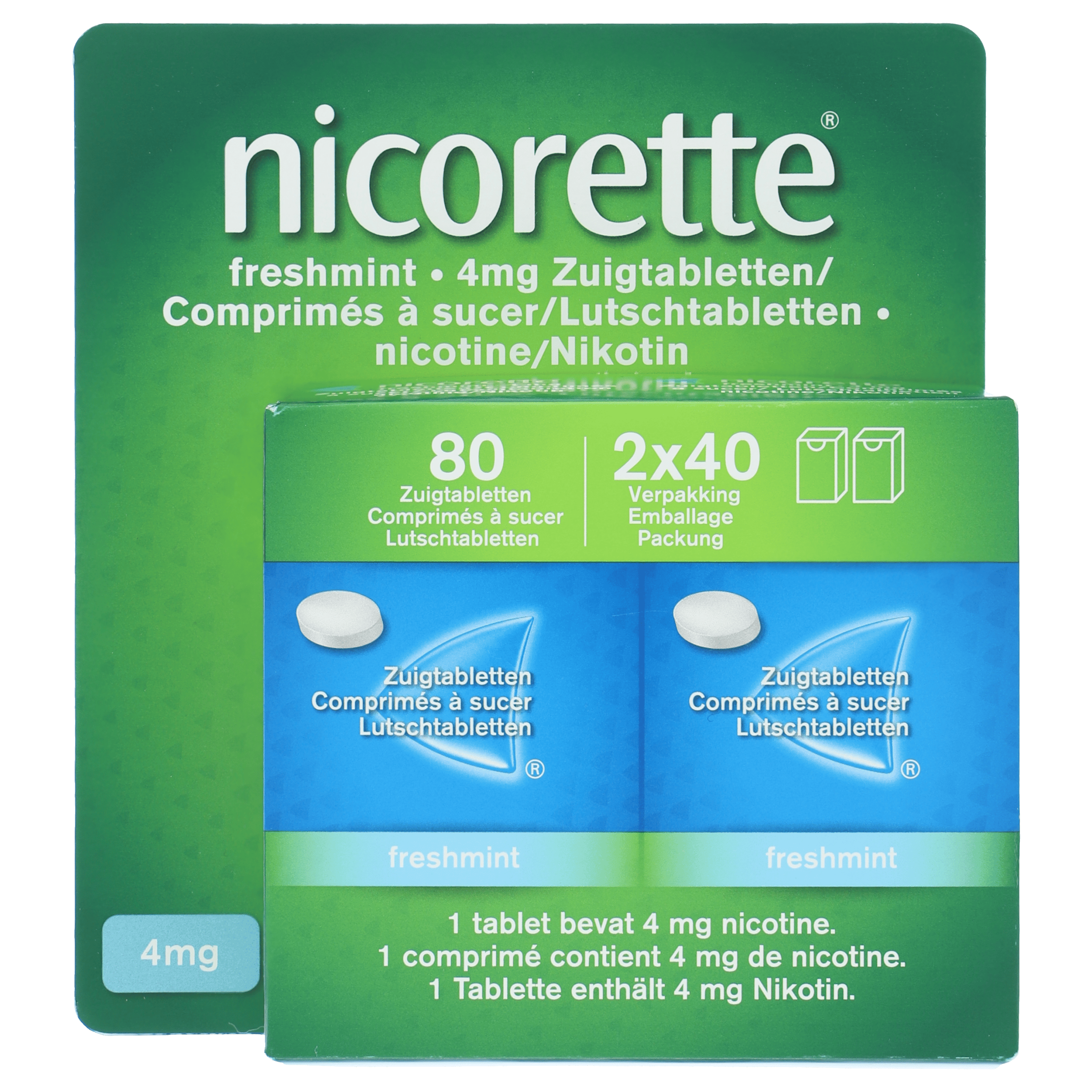 Nicorette Freshmint Zuigtabl 4mg