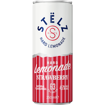 STËLZ Hard Lemonade Strawberry 250ML