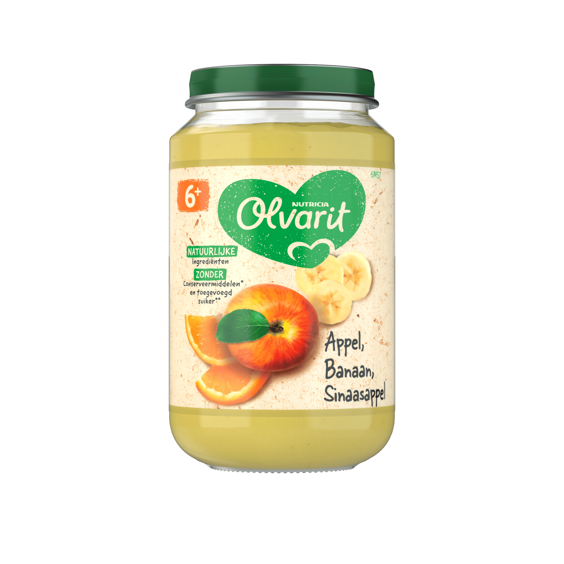 Olvarit 6+mnd Appel Banaan Sinaasappel