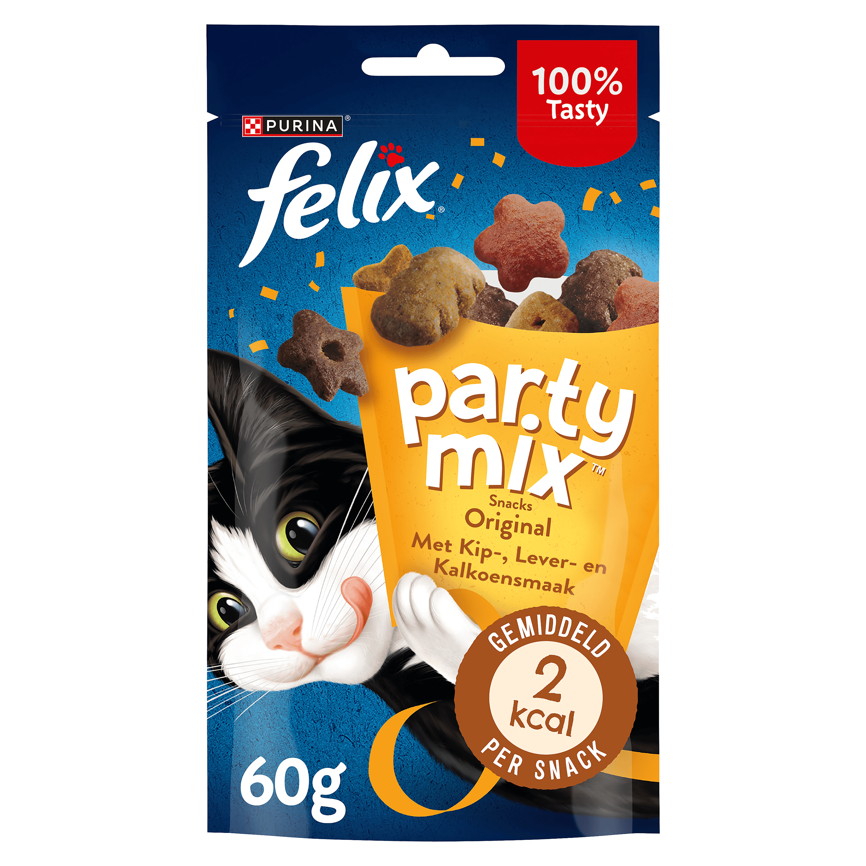 Felix Party Mix Original kattensnacks kip