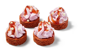 Aardbei Meringue Slofjes