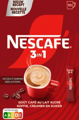 Nescafé Oploskoffie 3-in-1 10 st.