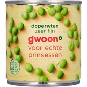 g'woon doperwten zeer fijn