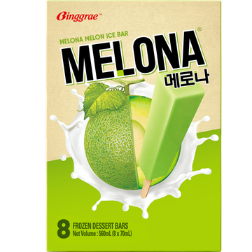 Binggrae Melona Ijslolly Meloen 8 stuks