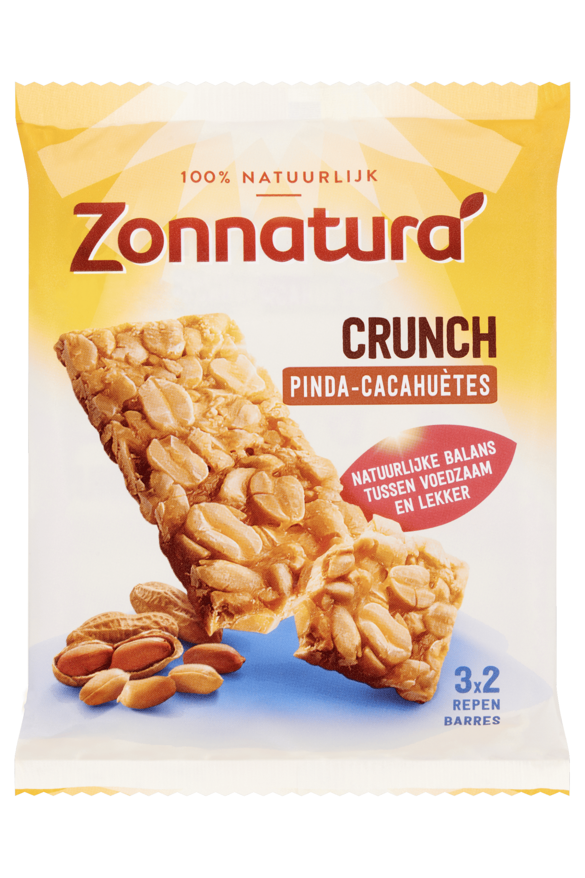Zonnatura Reep pinda crunch