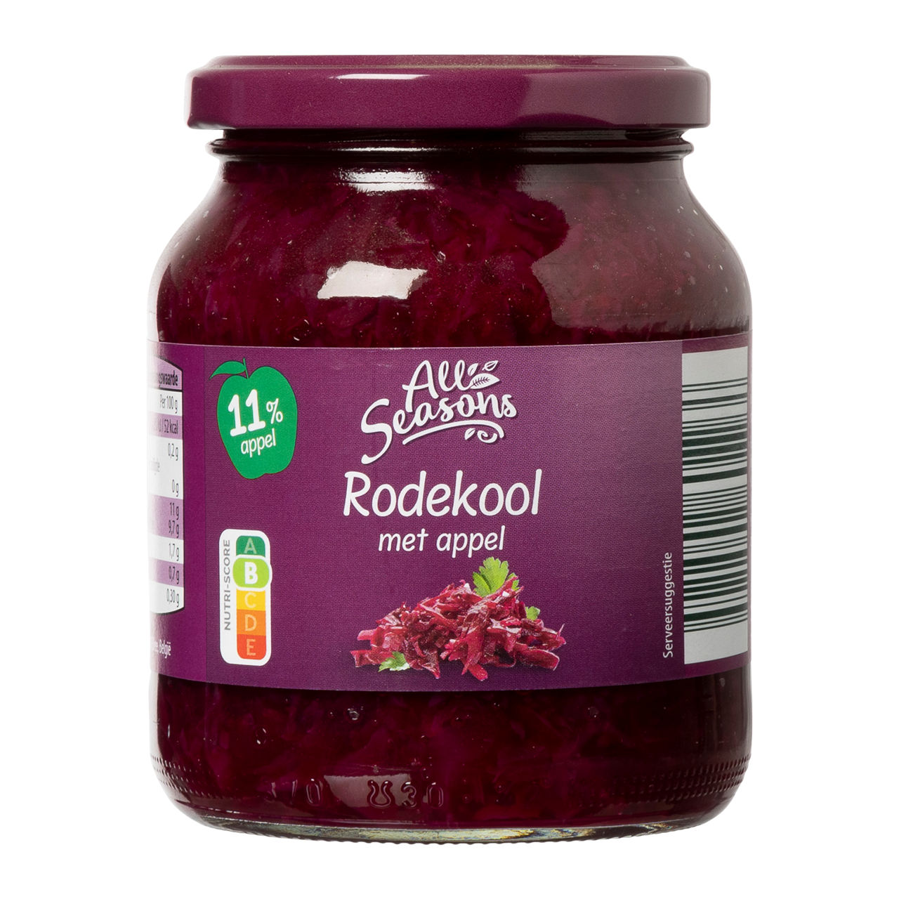 Rode kool met appel