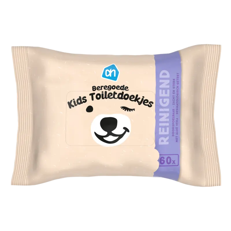 AH Beregoede kids toiletdoekjes
