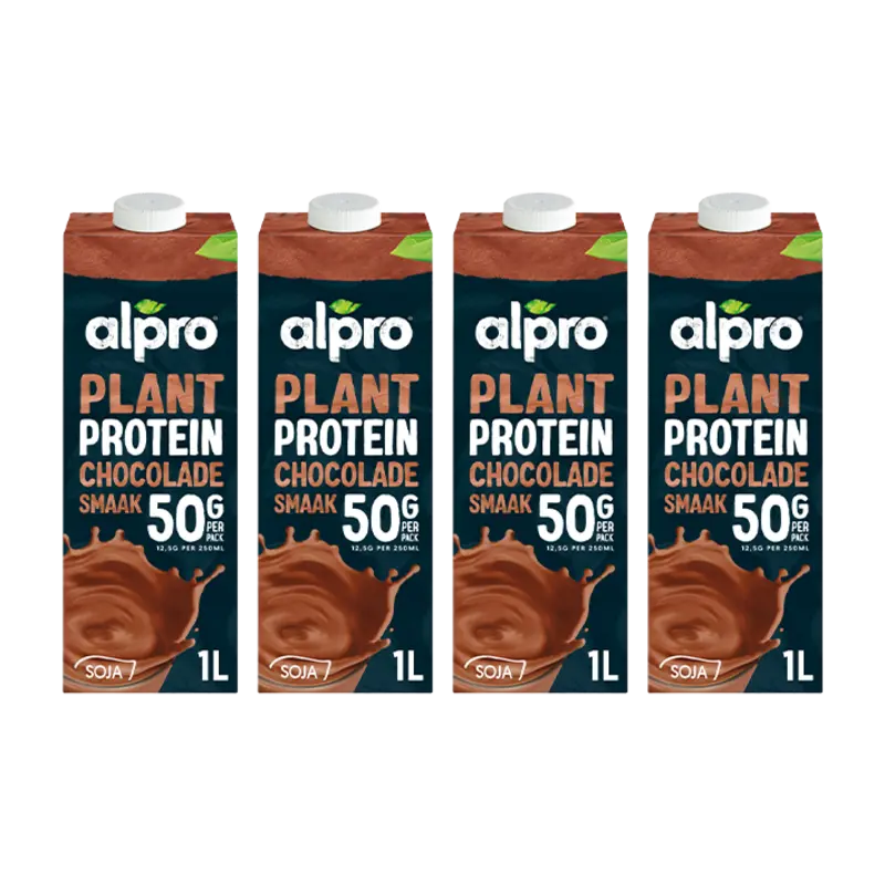 Alpro Protein sojadrink chocolade 4-pack